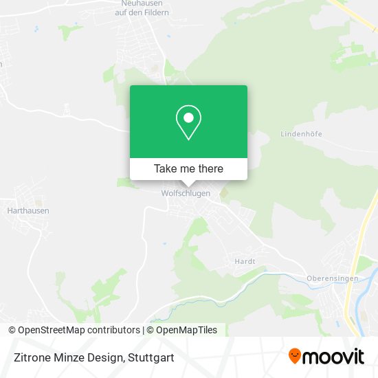 Zitrone Minze Design map
