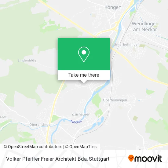 Карта Volker Pfeiffer Freier Architekt Bda