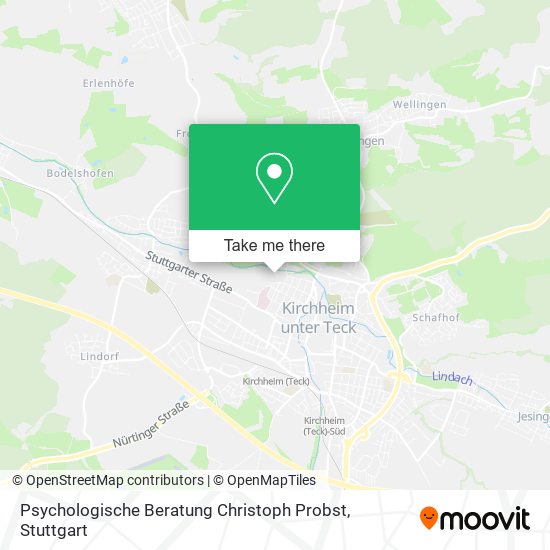 Psychologische Beratung Christoph Probst map