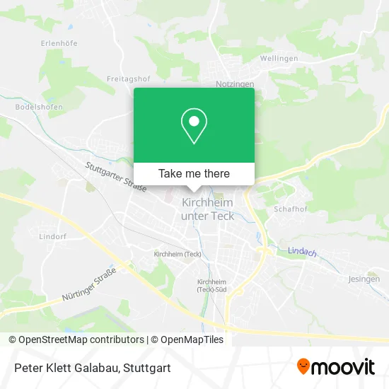 Карта Peter Klett Galabau