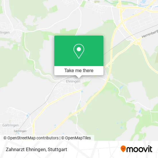 Карта Zahnarzt Ehningen