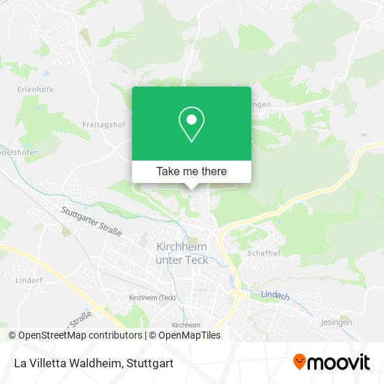 La Villetta Waldheim map