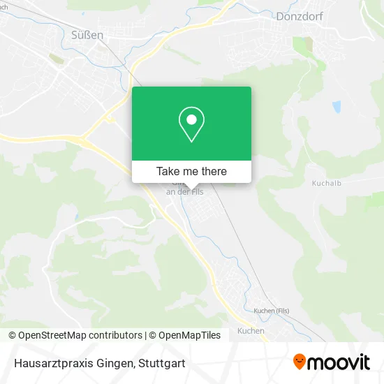 Карта Hausarztpraxis Gingen