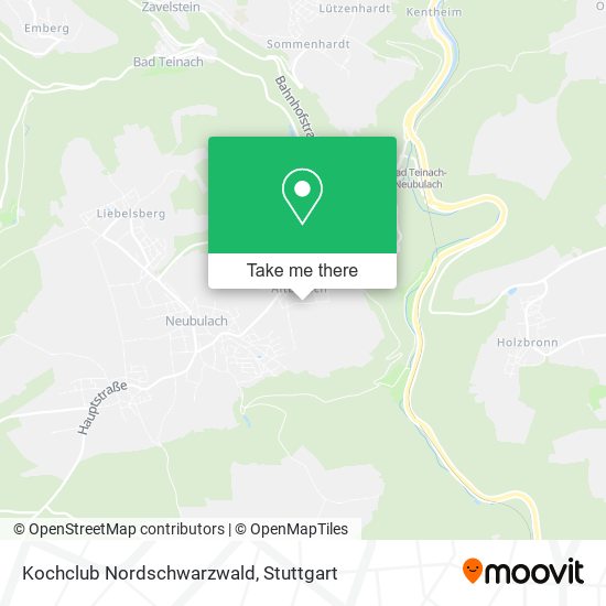 Kochclub Nordschwarzwald map
