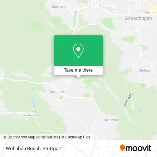 Карта Wohnbau Rösch