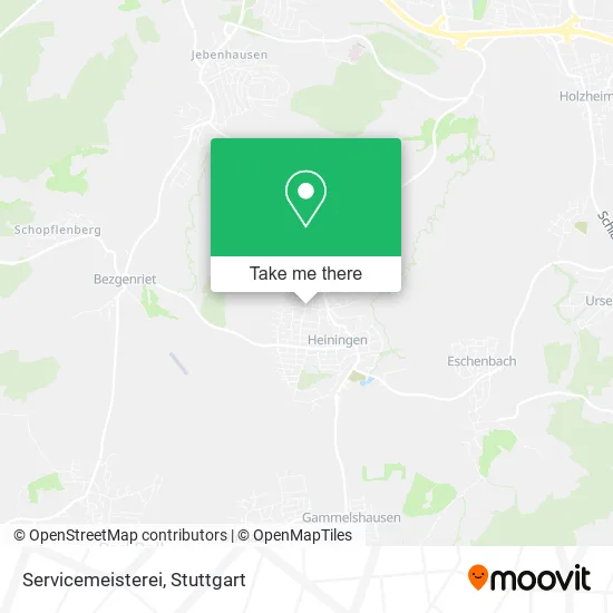 Карта Servicemeisterei