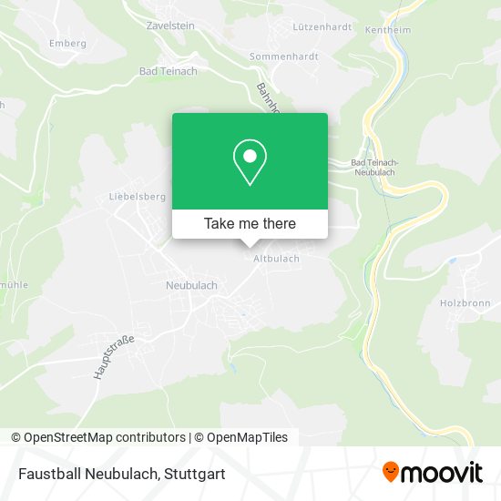 Карта Faustball Neubulach