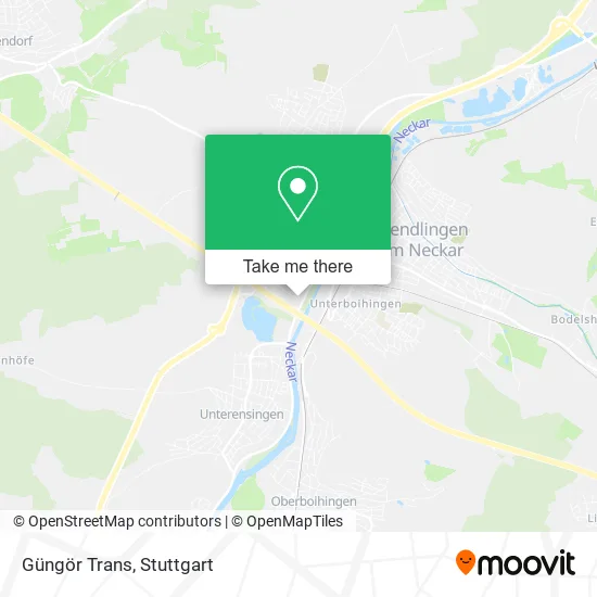 Карта Güngör Trans