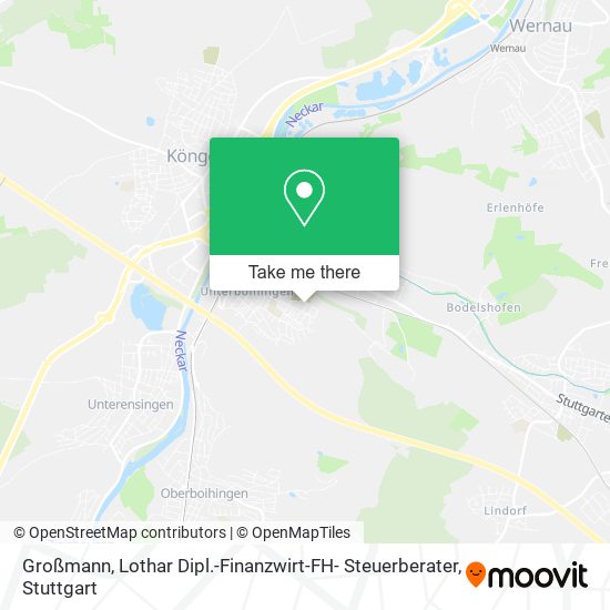 Großmann, Lothar Dipl.-Finanzwirt-FH- Steuerberater map