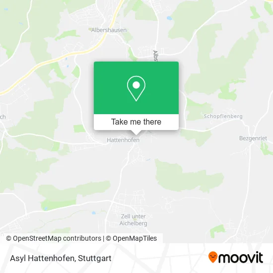 Карта Asyl Hattenhofen