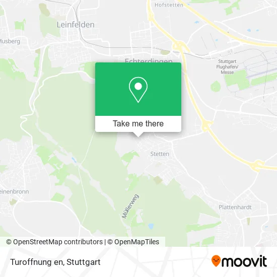 Карта Turoffnung en