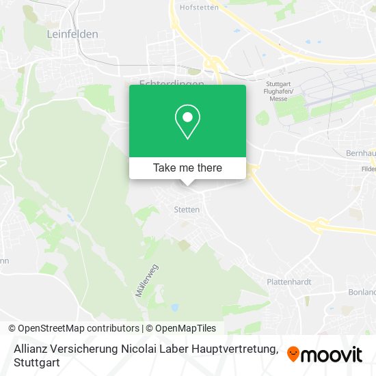 Allianz Versicherung Nicolai Laber Hauptvertretung map