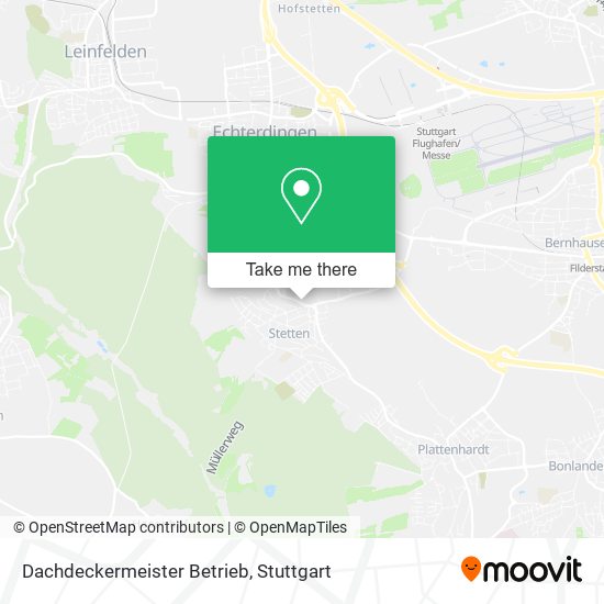 Dachdeckermeister Betrieb map