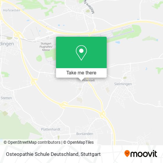 Карта Osteopathie Schule Deutschland