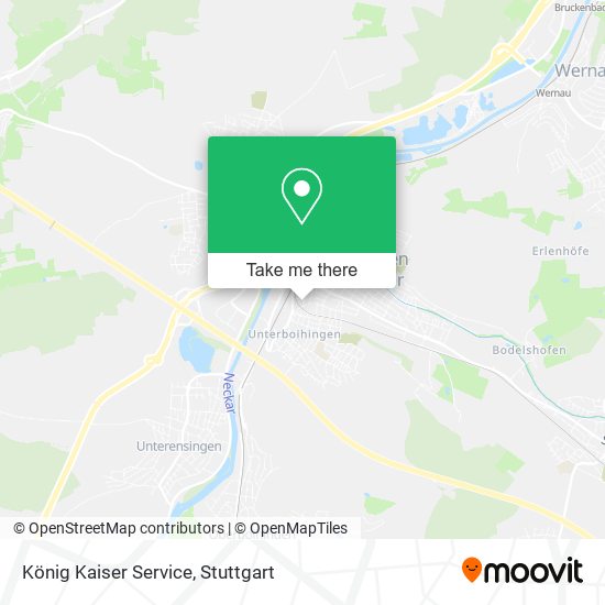 König Kaiser Service map