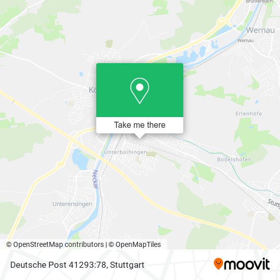 Deutsche Post 41293:78 map