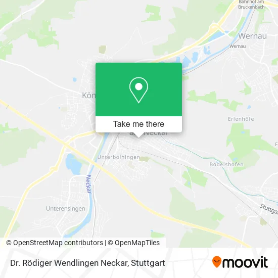 Карта Dr. Rödiger Wendlingen Neckar