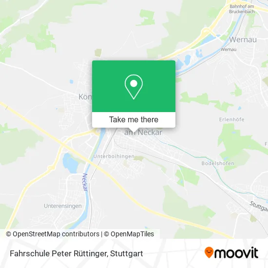 Карта Fahrschule Peter Rüttinger