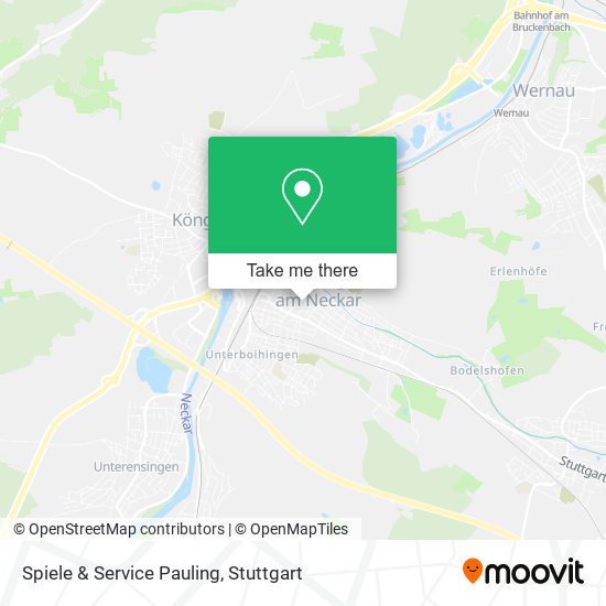 Spiele & Service Pauling map