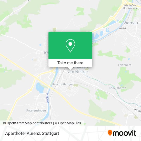 Aparthotel Aurenz map