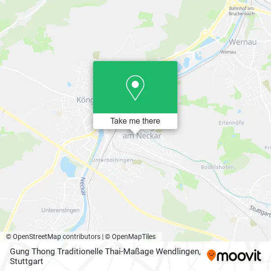 Карта Gung Thong Traditionelle Thai-Maßage Wendlingen