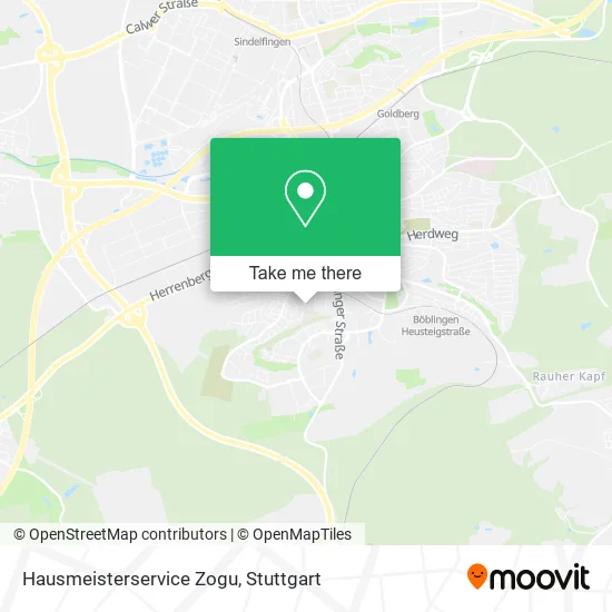 Карта Hausmeisterservice Zogu