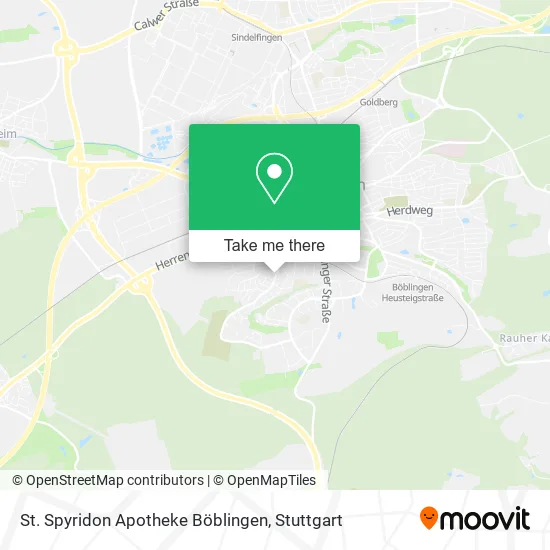Карта St. Spyridon Apotheke Böblingen