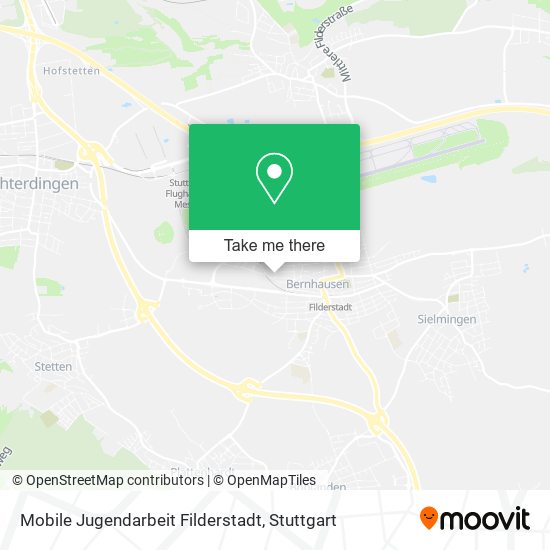 Mobile Jugendarbeit Filderstadt map