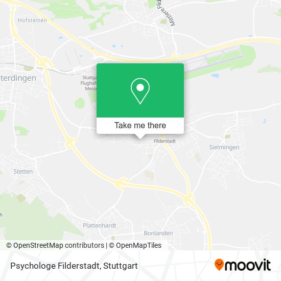 Карта Psychologe Filderstadt