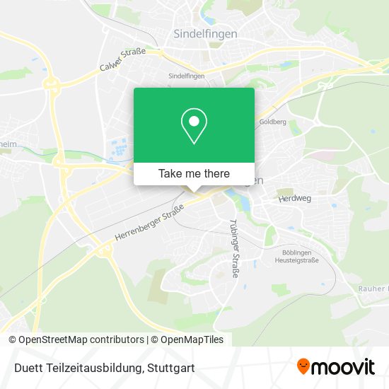 Duett Teilzeitausbildung map