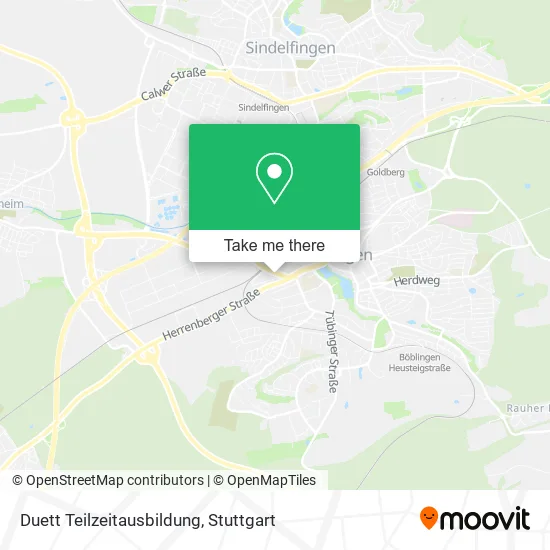 Карта Duett Teilzeitausbildung