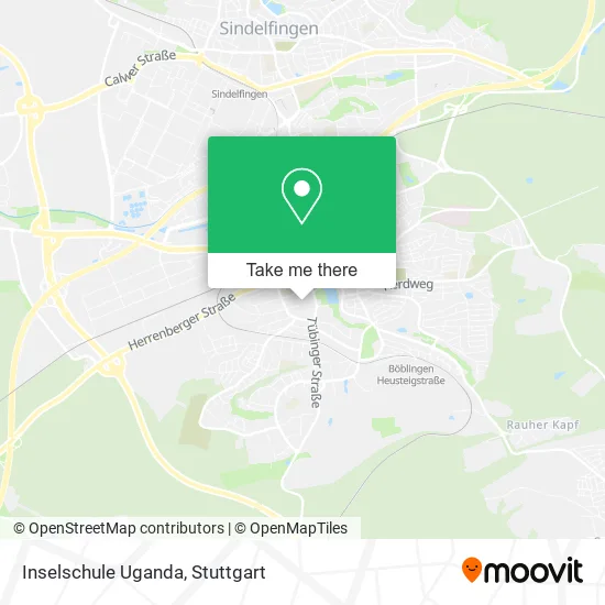 Карта Inselschule Uganda
