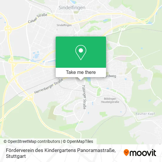 Карта Förderverein des Kindergartens Panoramastraße