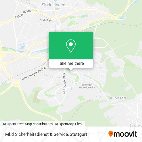 Карта Mkd Sicherheitsdienst & Service