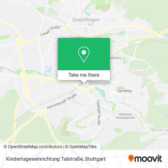 Kindertageseinrichtung Talstraße map