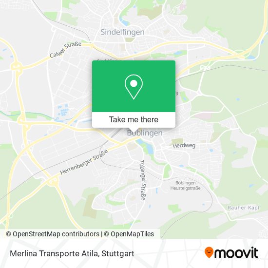 Merlina Transporte Atila map