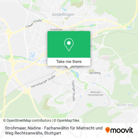 Strohmaier, Nadine - Fachanwältin für Mietrecht und Weg Rechtsanwälte map