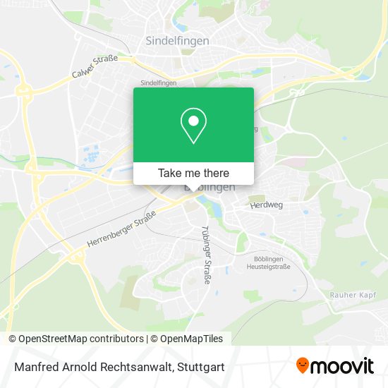 Manfred Arnold Rechtsanwalt map