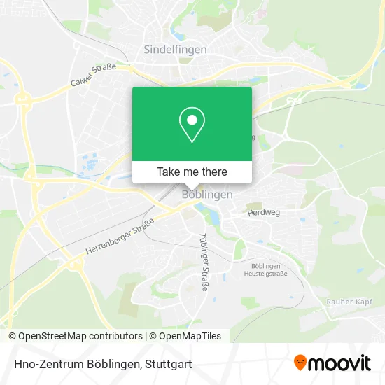 Карта Hno-Zentrum Böblingen