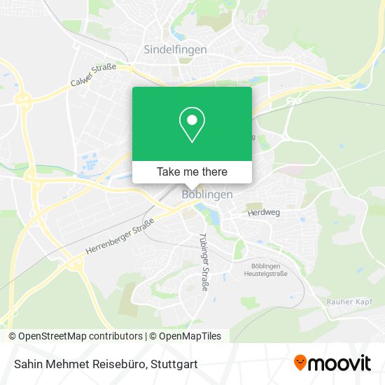 Sahin Mehmet Reisebüro map