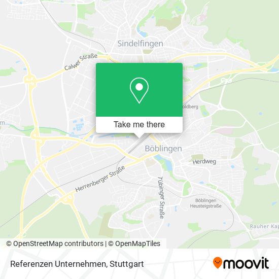 Referenzen Unternehmen map