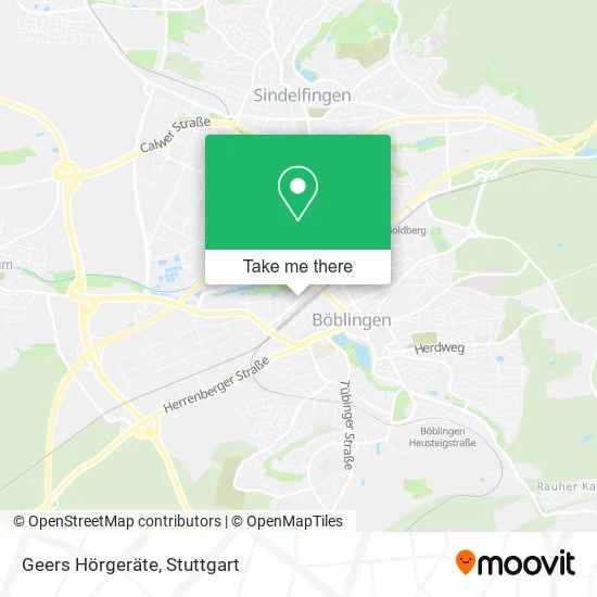 Карта Geers Hörgeräte