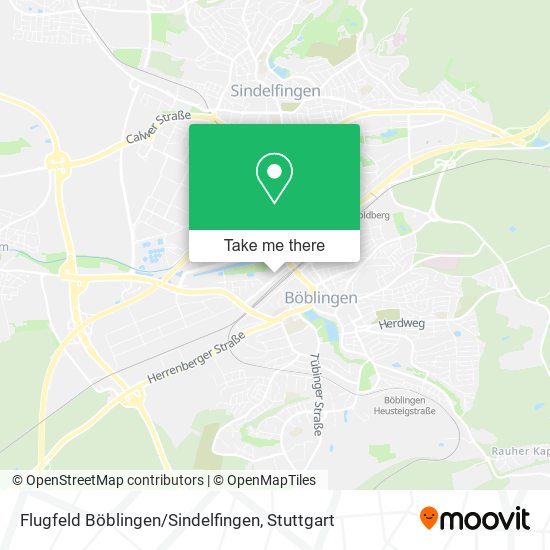 Flugfeld Böblingen / Sindelfingen map