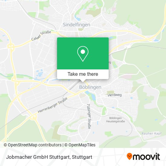 Jobmacher GmbH Stuttgart map