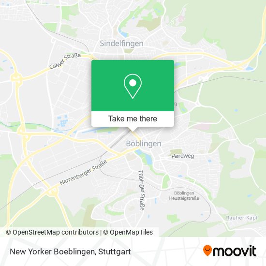 New Yorker Boeblingen map