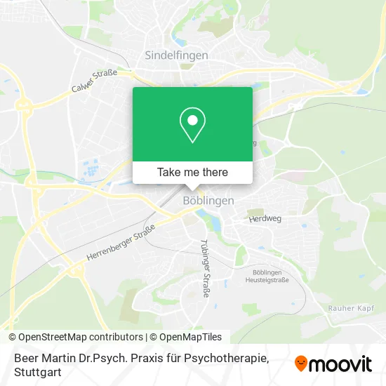 Карта Beer Martin Dr.Psych. Praxis für Psychotherapie