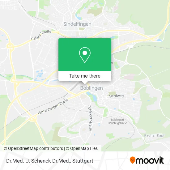 Карта Dr.Med. U. Schenck Dr.Med.