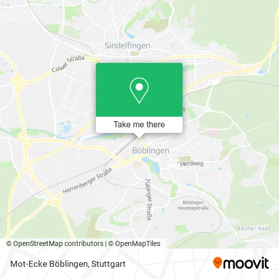 Карта Mot-Ecke Böblingen