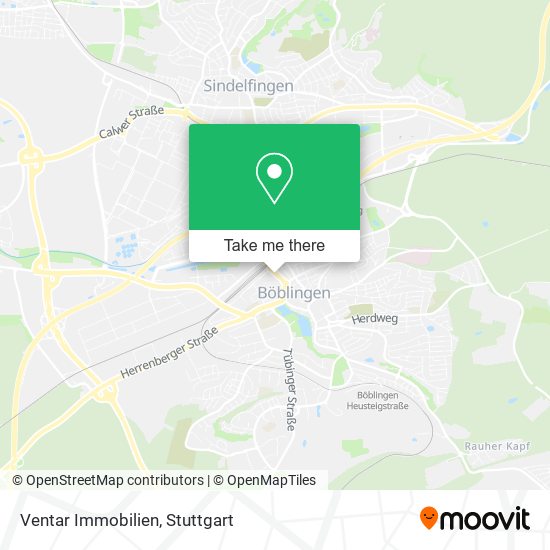 Ventar Immobilien map