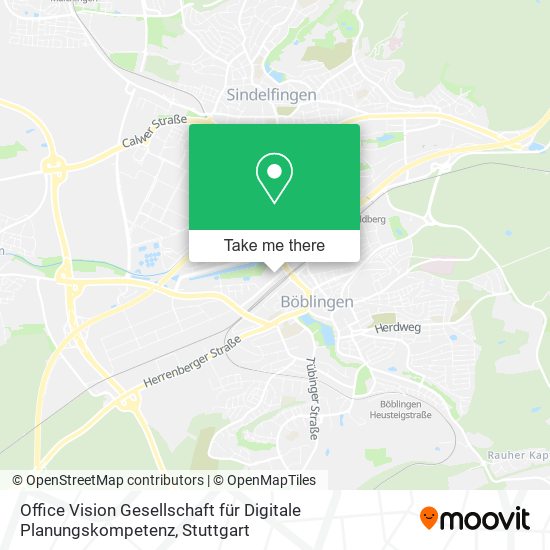 Office Vision Gesellschaft für Digitale Planungskompetenz map